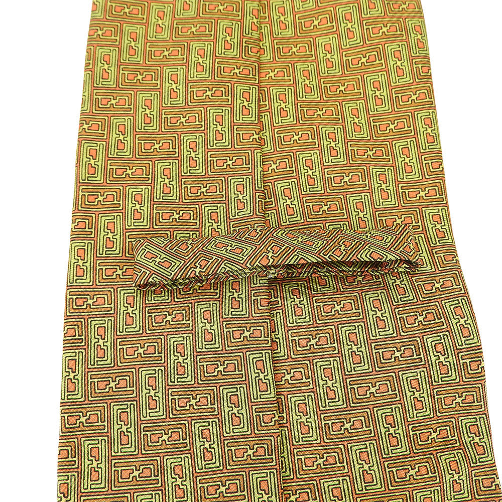 Fendi Silk Tie Green