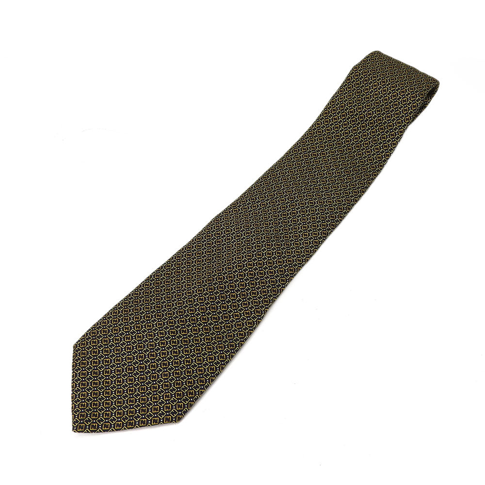 Fendi Silk Tie Black