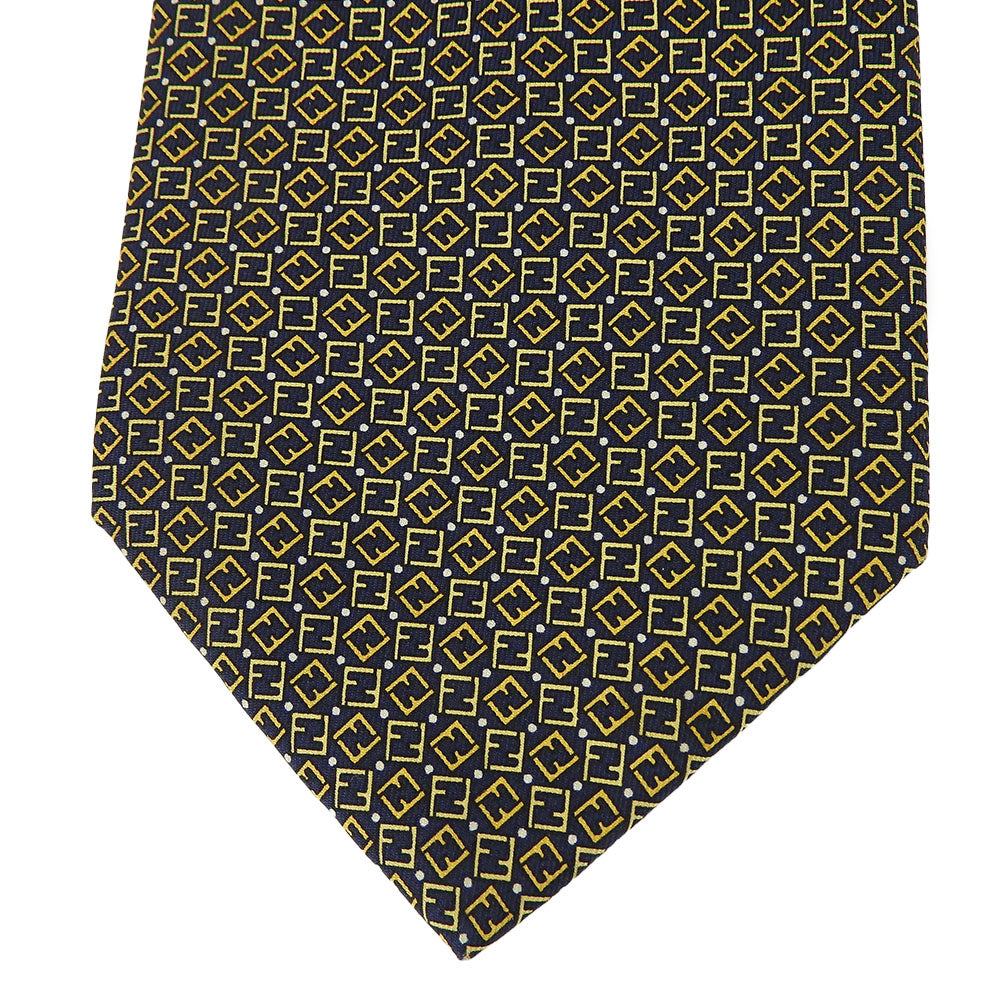 Fendi Silk Tie Black