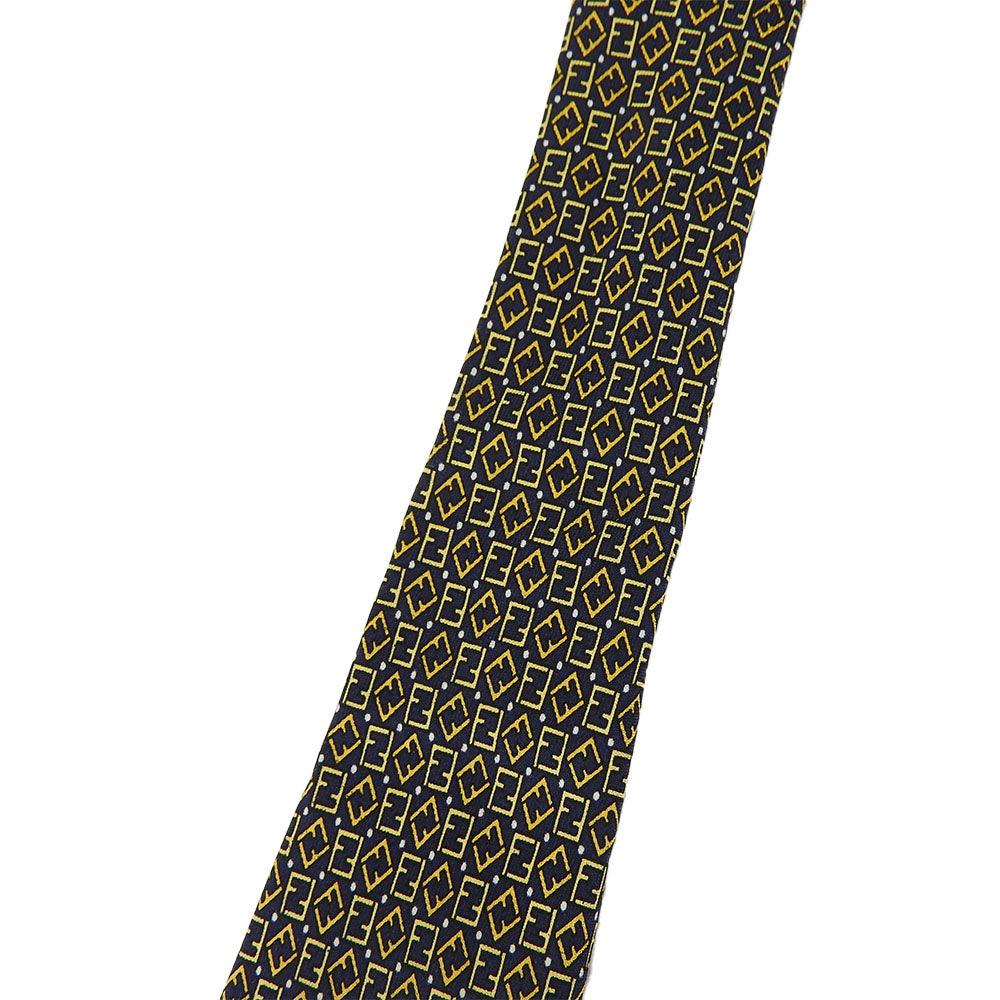 Fendi Silk Tie Black