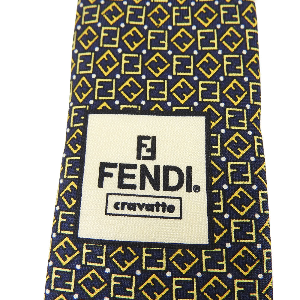 Fendi Silk Tie Black