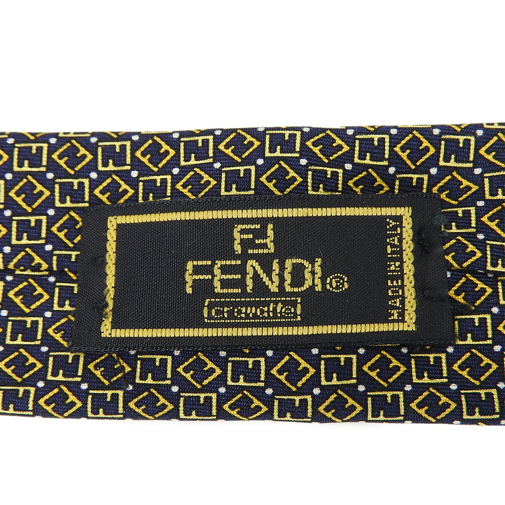 Fendi Silk Tie Black