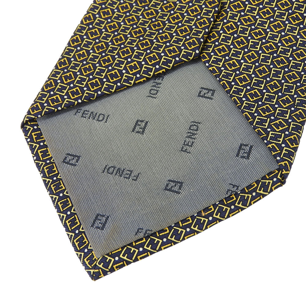 Fendi Silk Tie Black