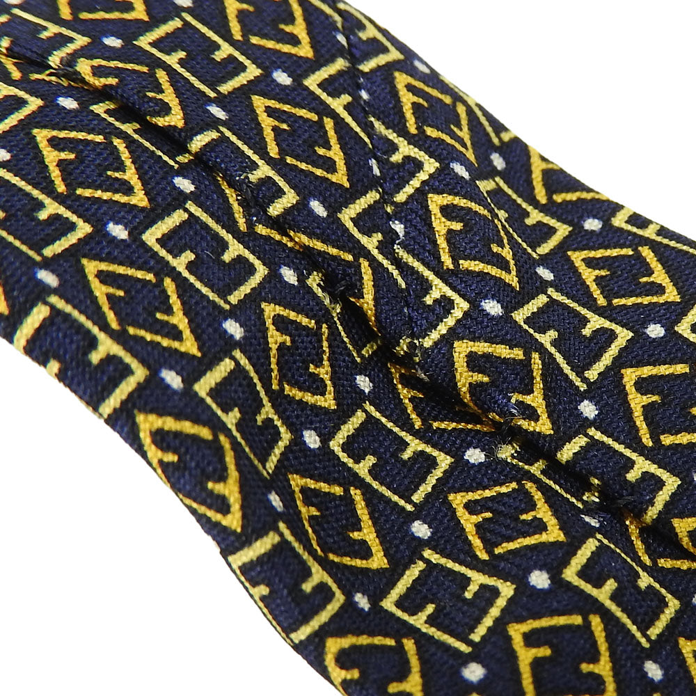 Fendi Silk Tie Black