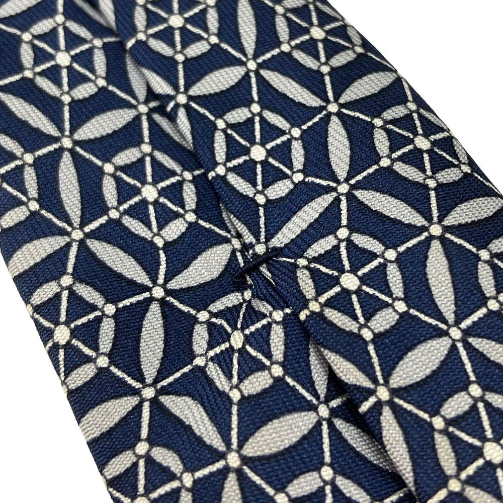 Hermes Silk Tie Navy