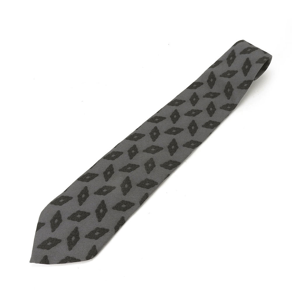 Giorgio Armani Silk Tie Navy Gray