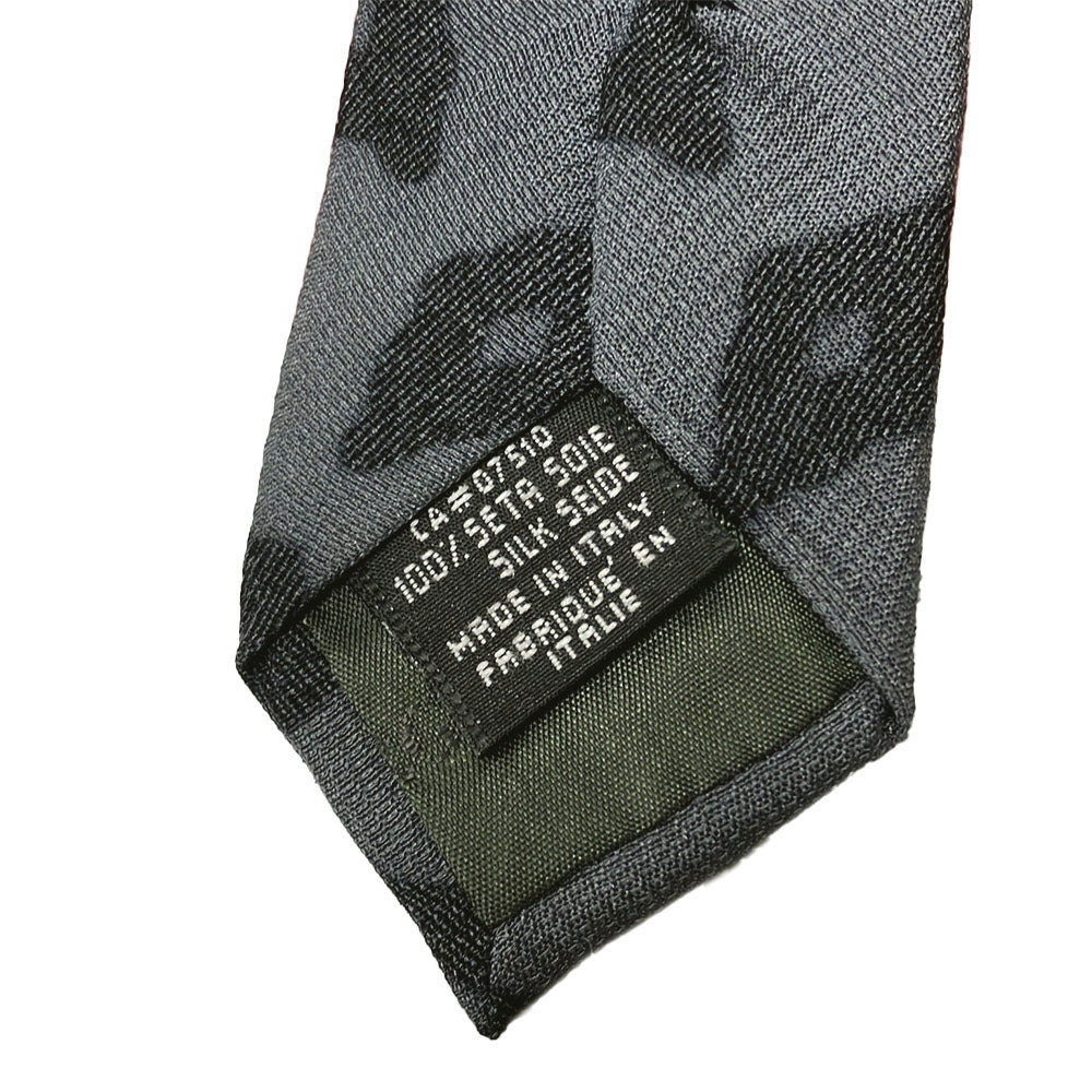 Giorgio Armani Silk Tie Navy Gray