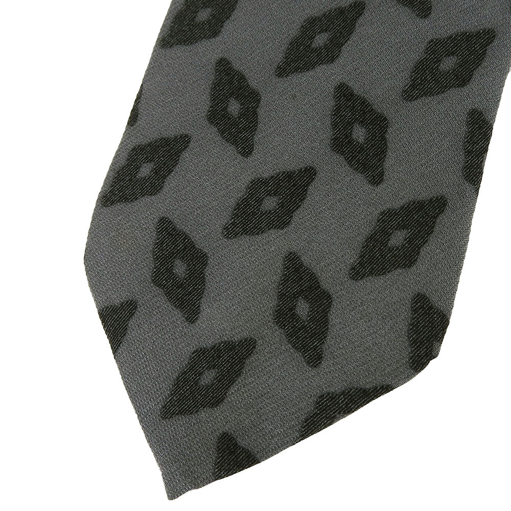 Giorgio Armani Silk Tie Navy Gray