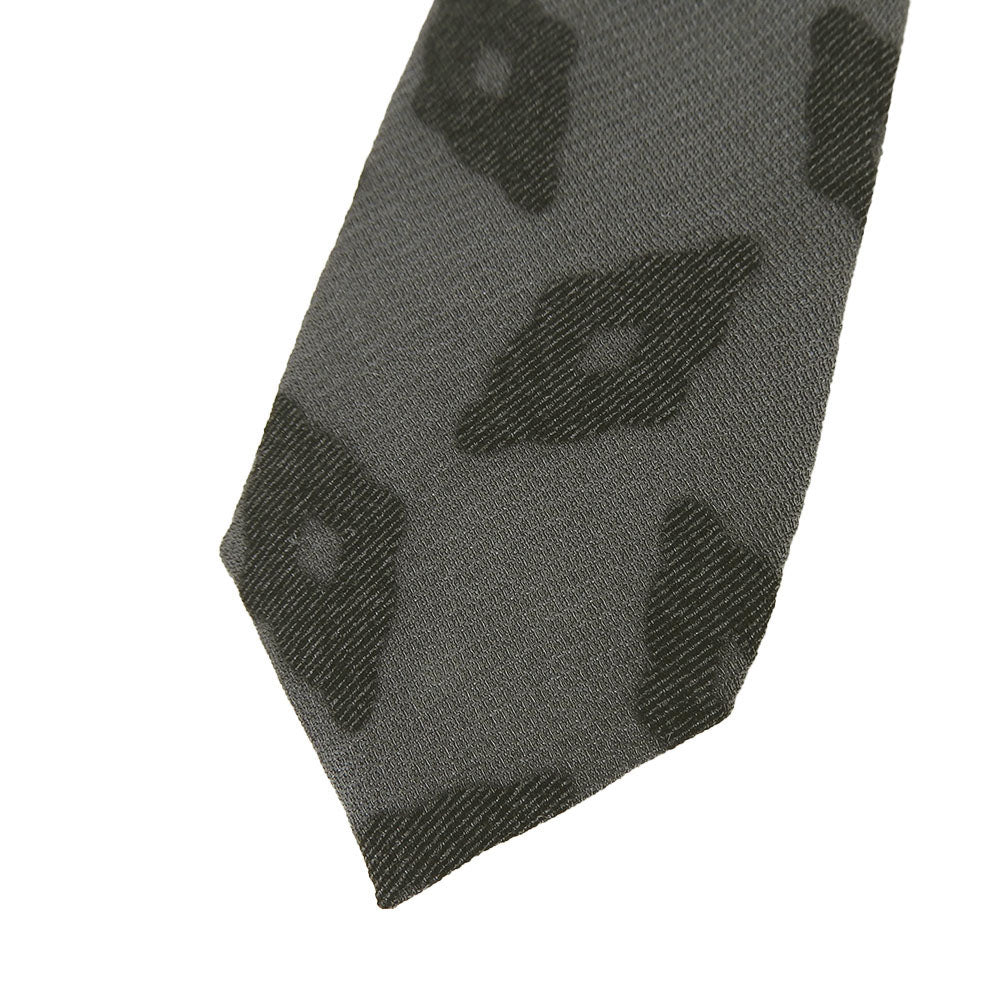 Giorgio Armani Silk Tie Navy Gray