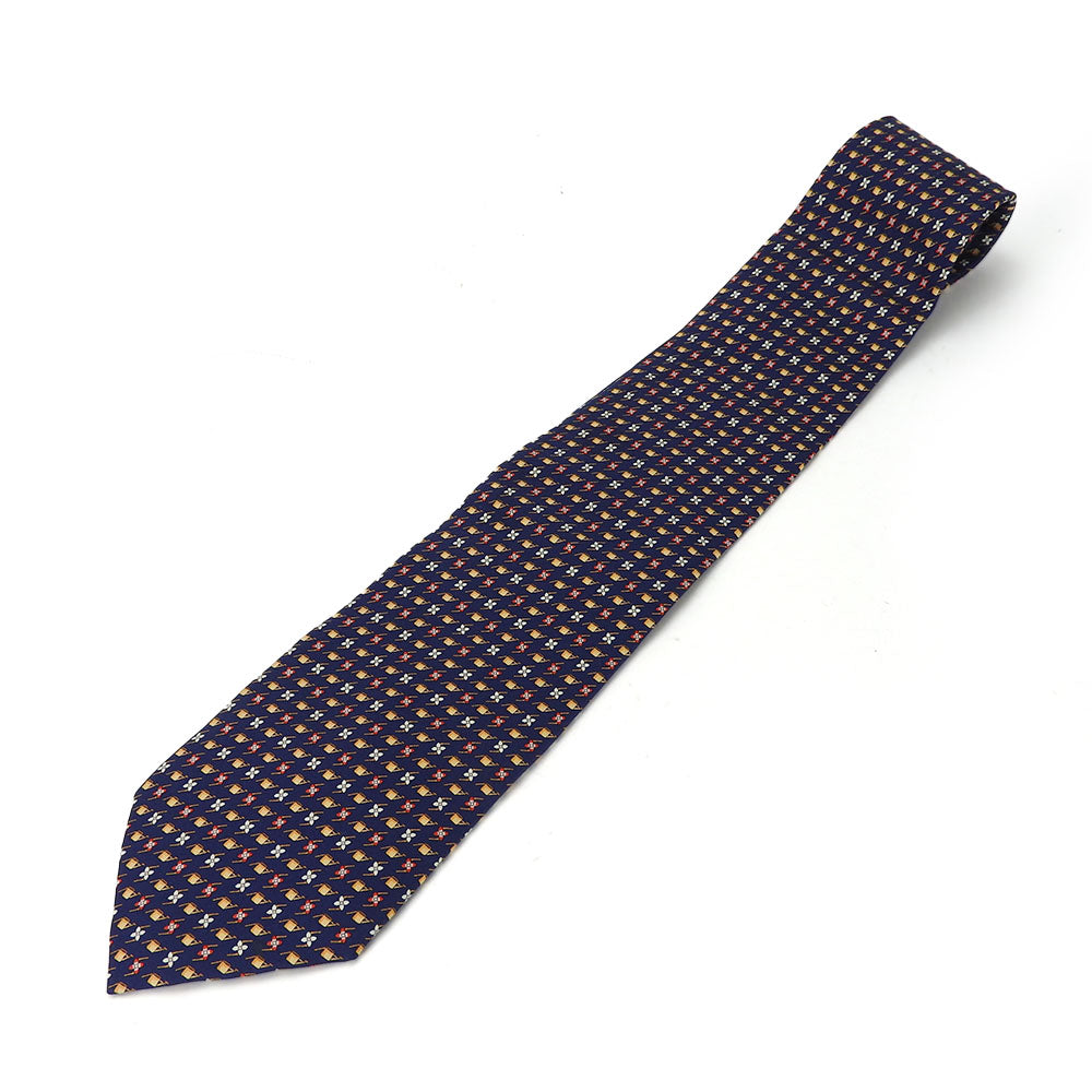 Salvatore Ferragamo Silk Tie Navy