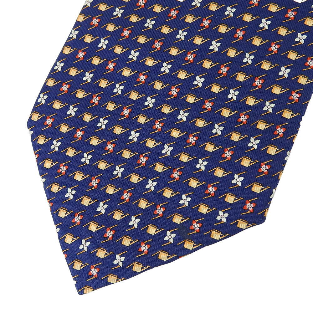 Salvatore Ferragamo Silk Tie Navy