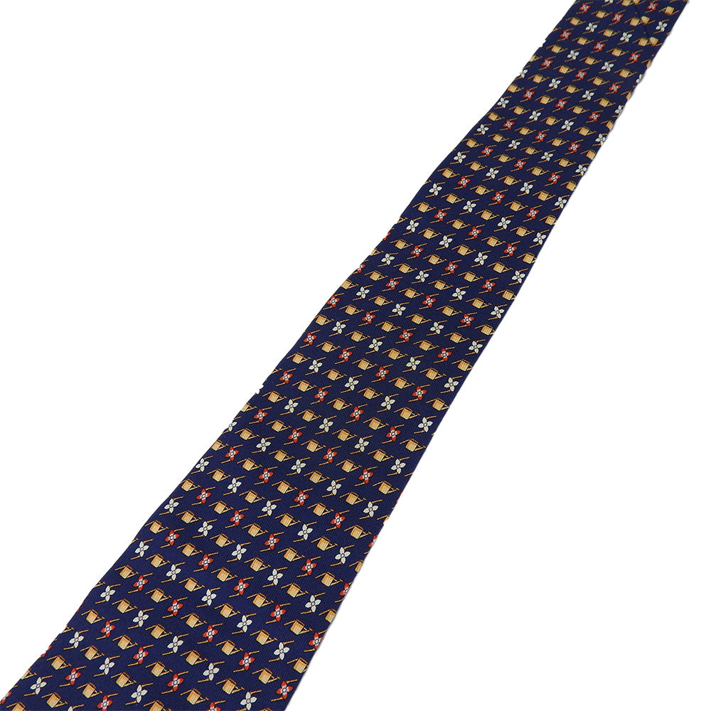 Salvatore Ferragamo Silk Tie Navy