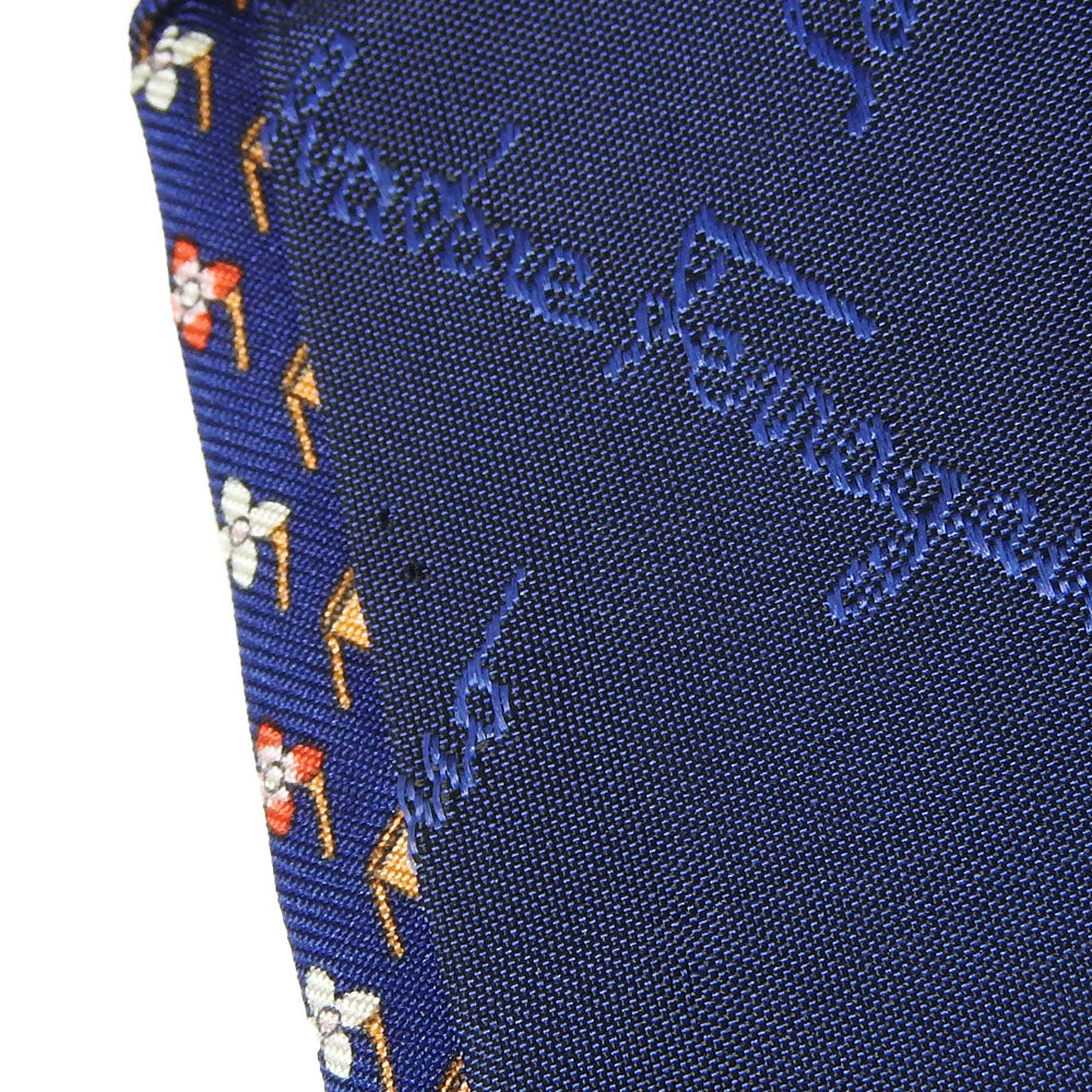 Salvatore Ferragamo Silk Tie Navy