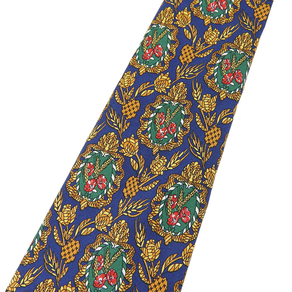 Christian Dior Silk Tie Navy Blue