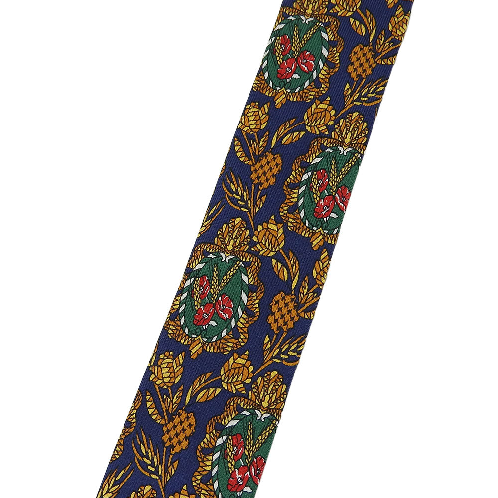 Christian Dior Silk Tie Navy Blue