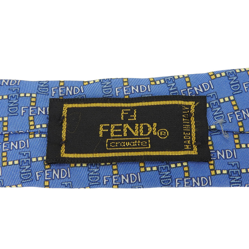 Fendi Silk Tie Blue