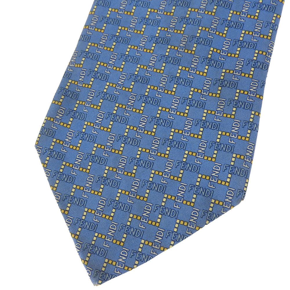 Fendi Silk Tie Blue