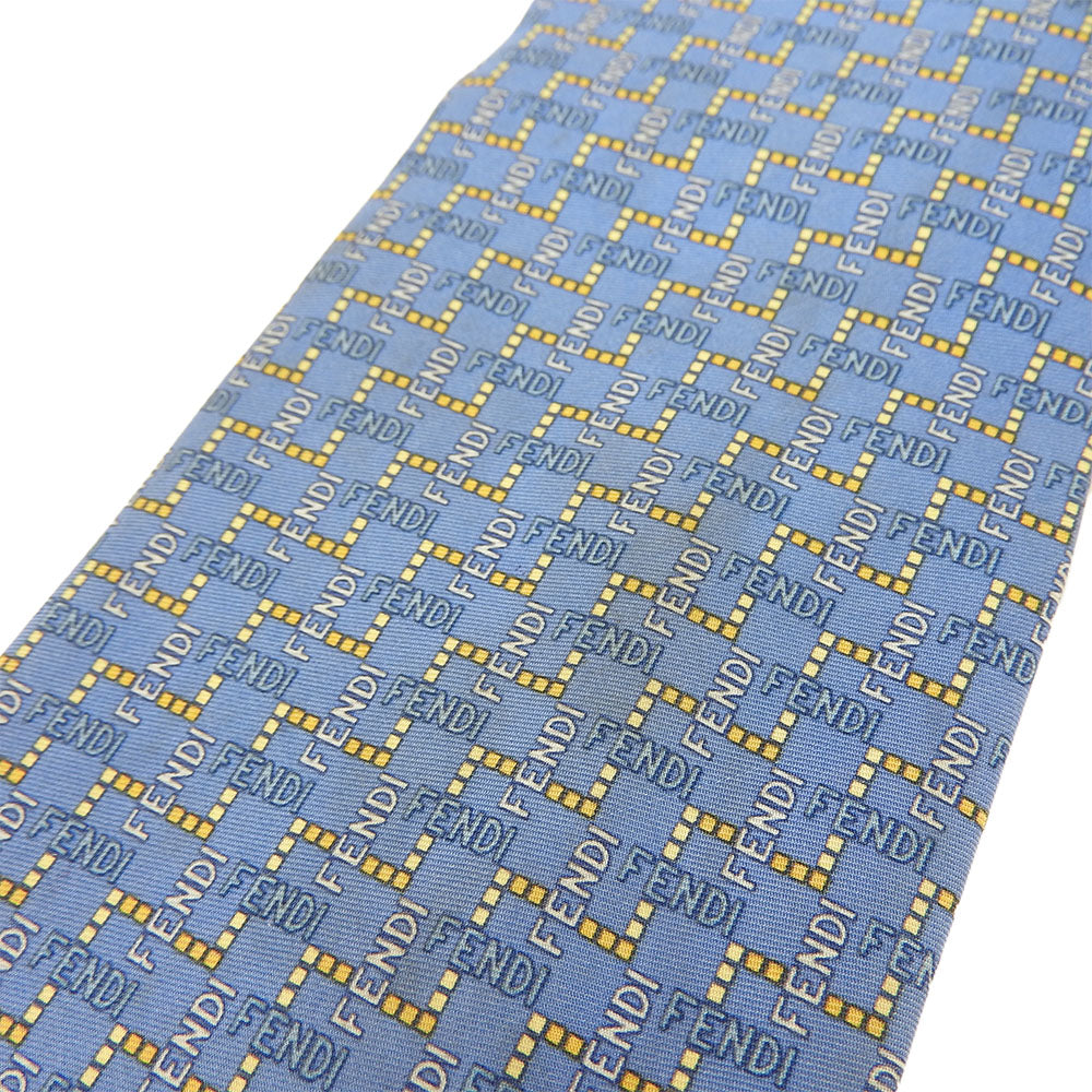 Fendi Silk Tie Blue