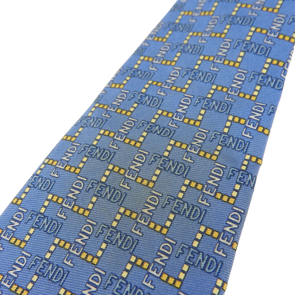 Fendi Silk Tie Blue