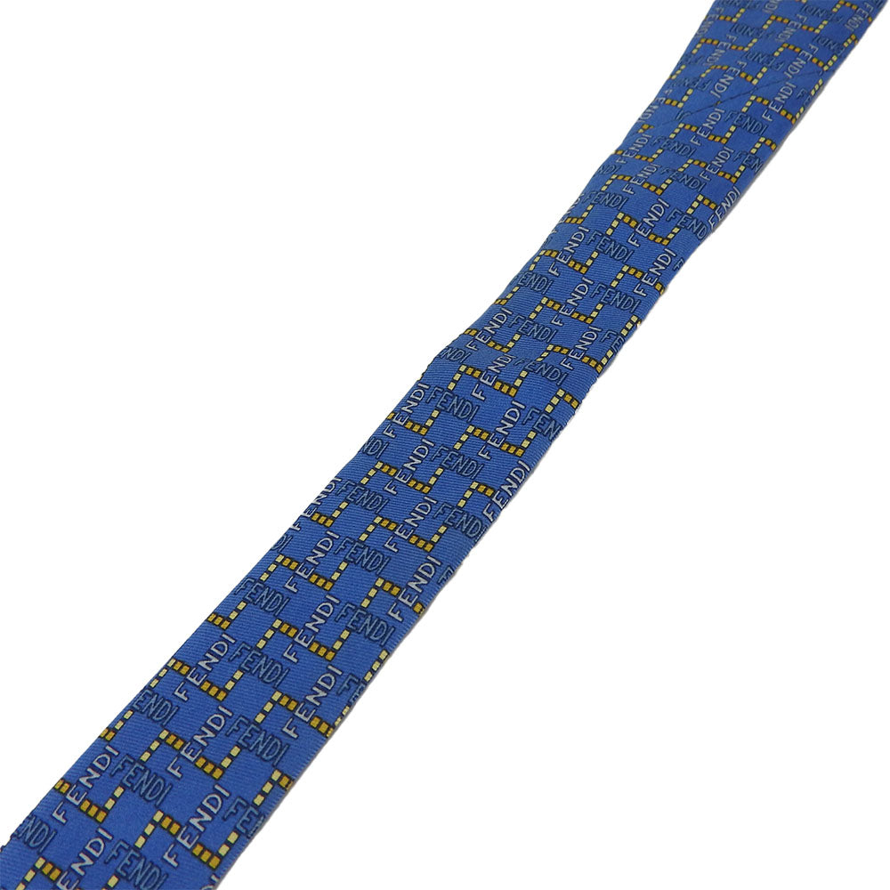 Fendi Silk Tie Blue