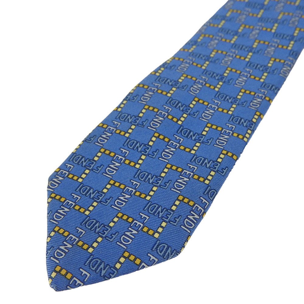 Fendi Silk Tie Blue