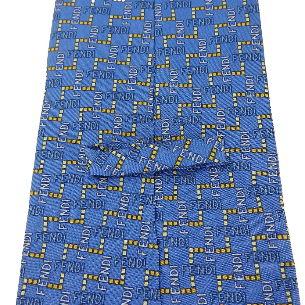 Fendi Silk Tie Blue