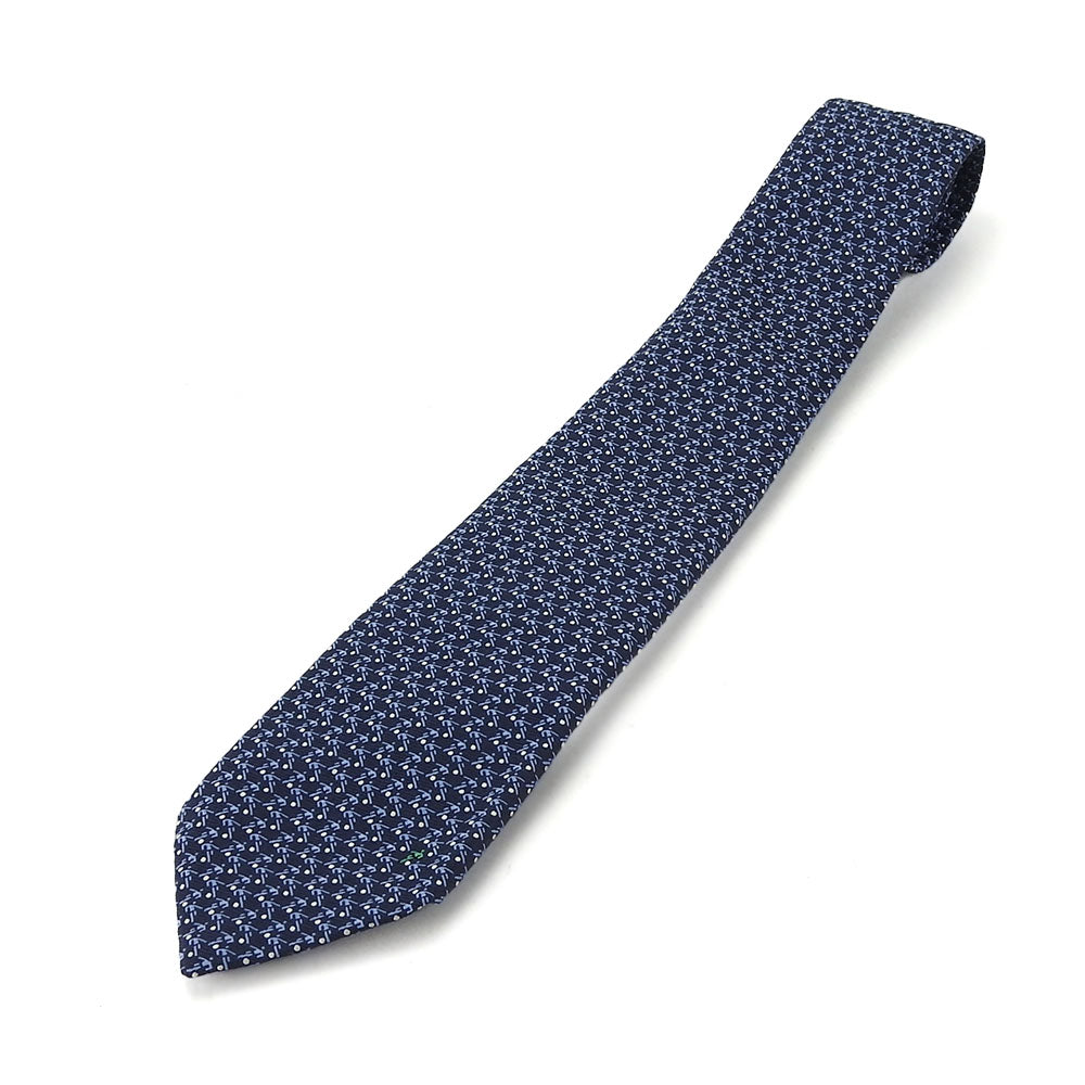 Bvlgari Silk Tie Navy