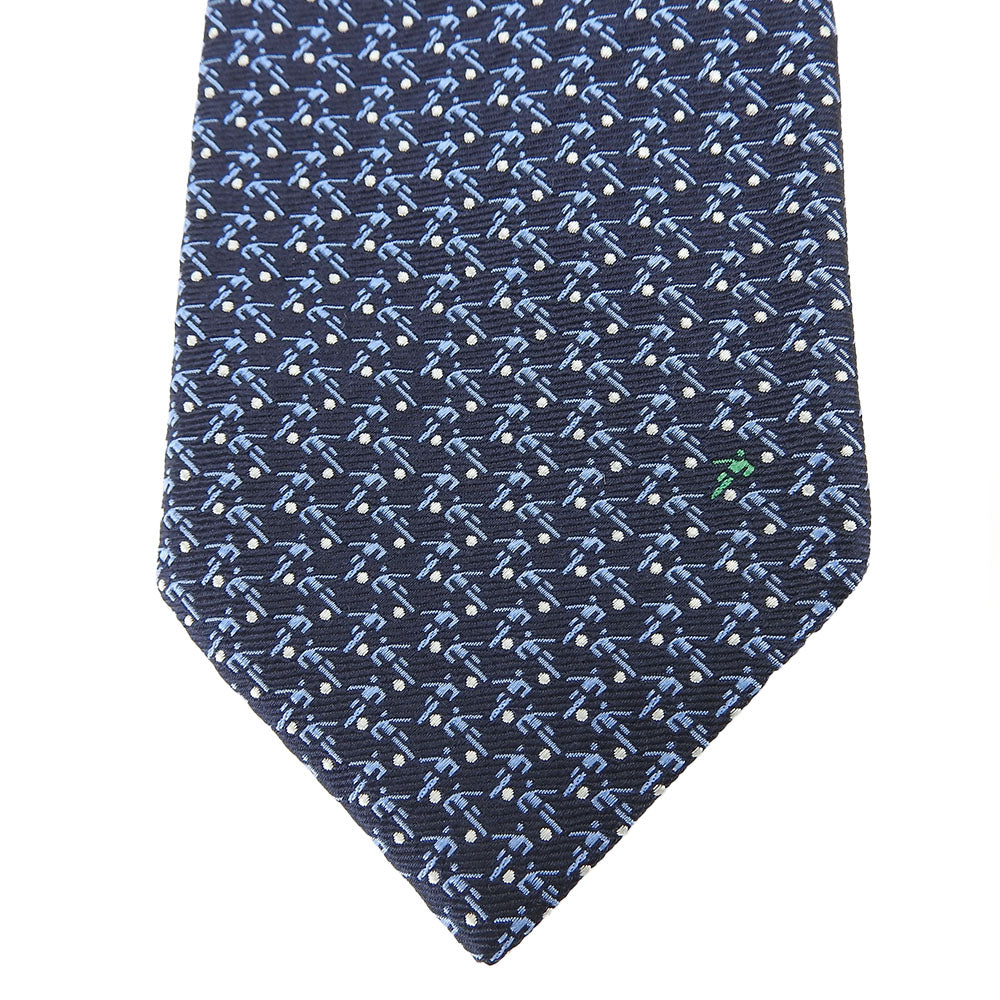 Bvlgari Silk Tie Navy