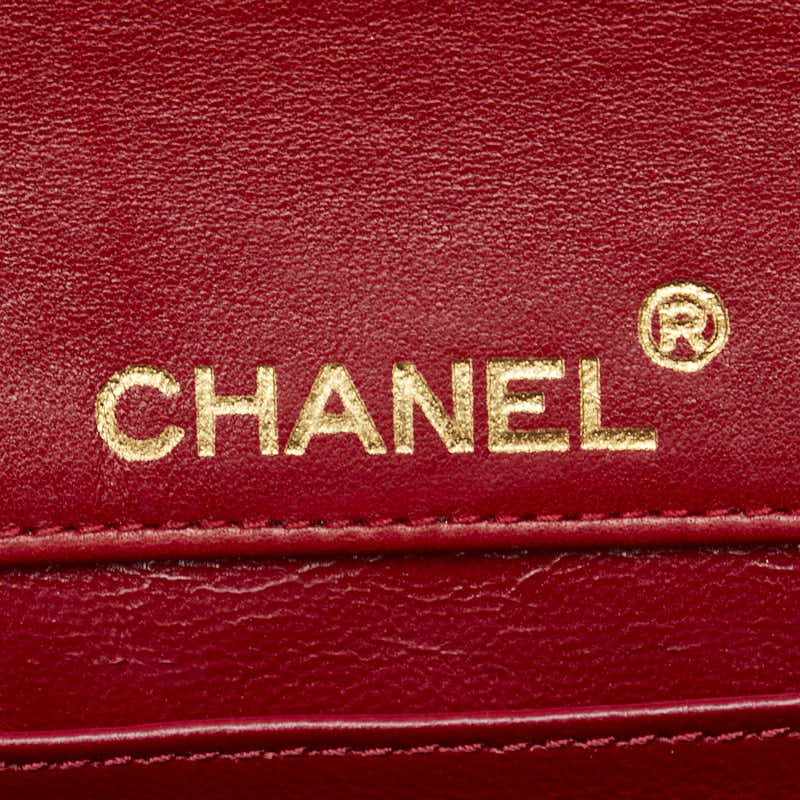 Chanel Quilted Lambskin Shoulder Bag Red