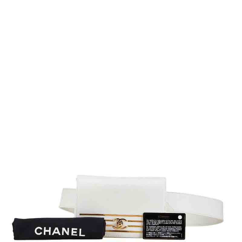 Chanel Caviar Skin Coco Mark Gold Waist Bag