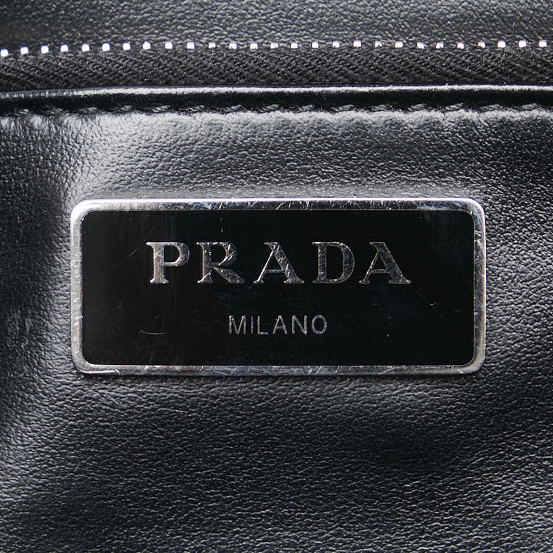 Prada Nylon Leather Logo Crossbody Bag 1BD295