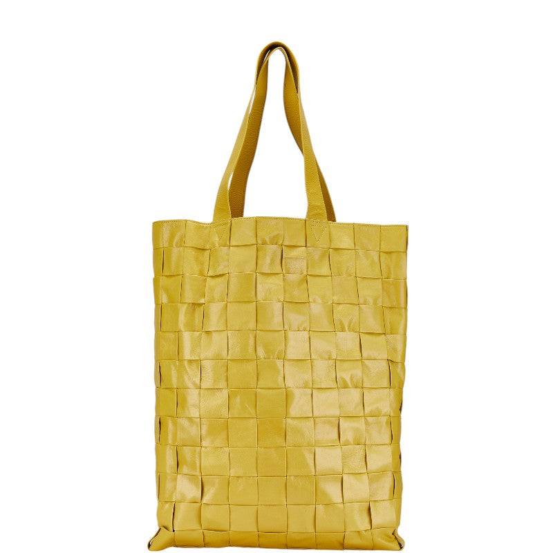 Bottega Veneta Maxi Intrecciato Cassette Tote Bag Yellow