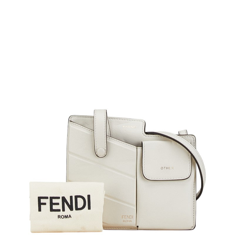 Fendi Mini Century Leather Crossbody Bag 8BS026