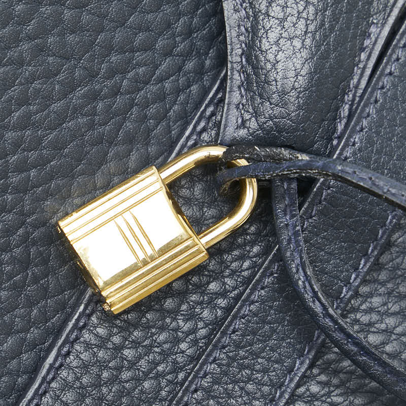 Hermes Kelly 35 Handbag 2WAY Navy Gold