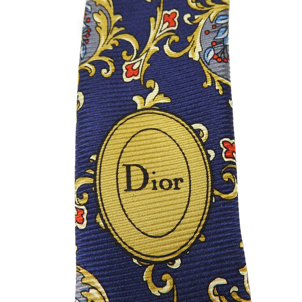 Christian Dior Silk Tie Navy