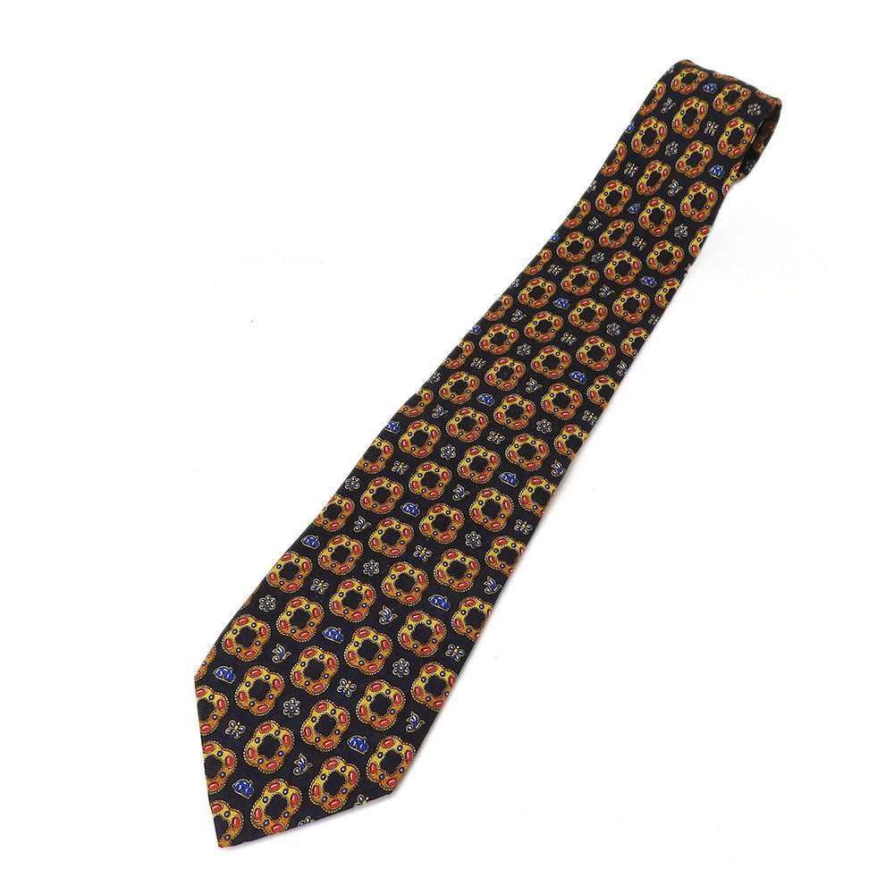 Christian Dior Silk Tie Navy