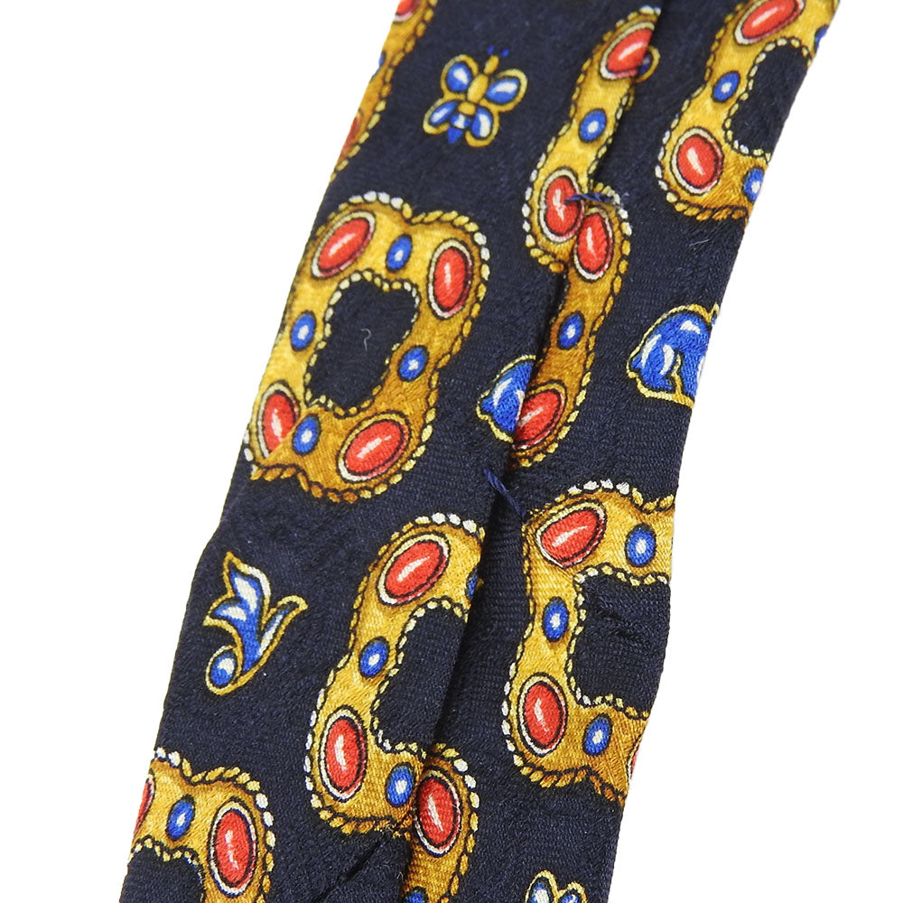 Christian Dior Silk Tie Navy