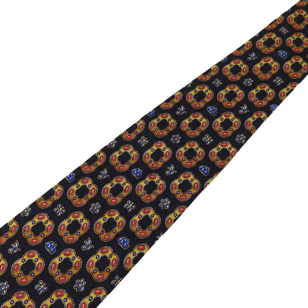 Christian Dior Silk Tie Navy