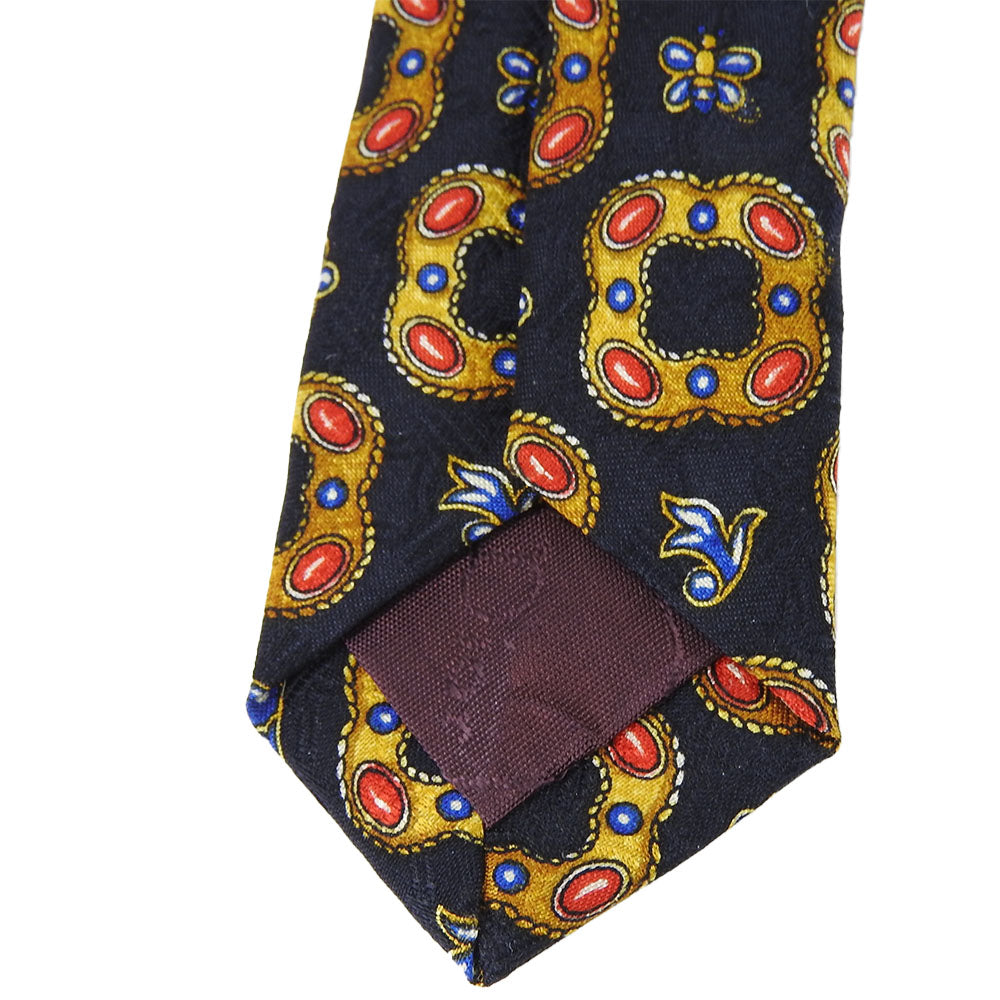 Christian Dior Silk Tie Navy