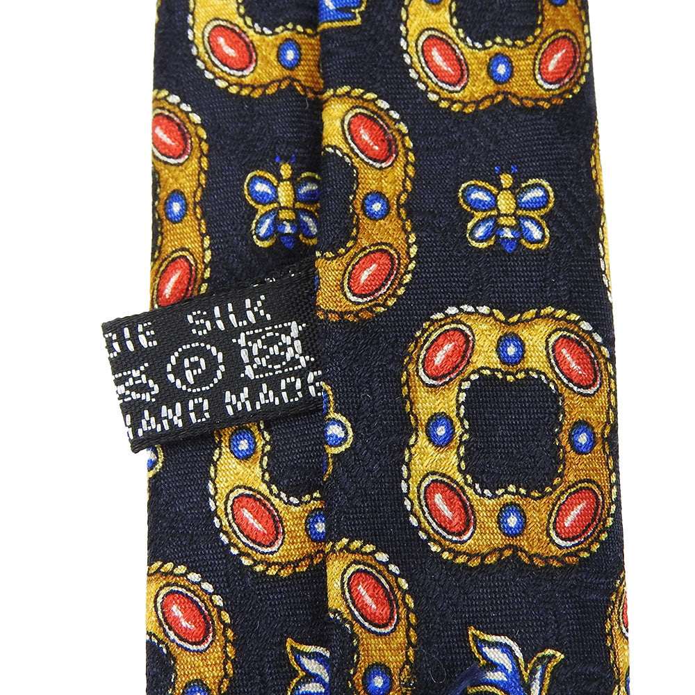 Christian Dior Silk Tie Navy