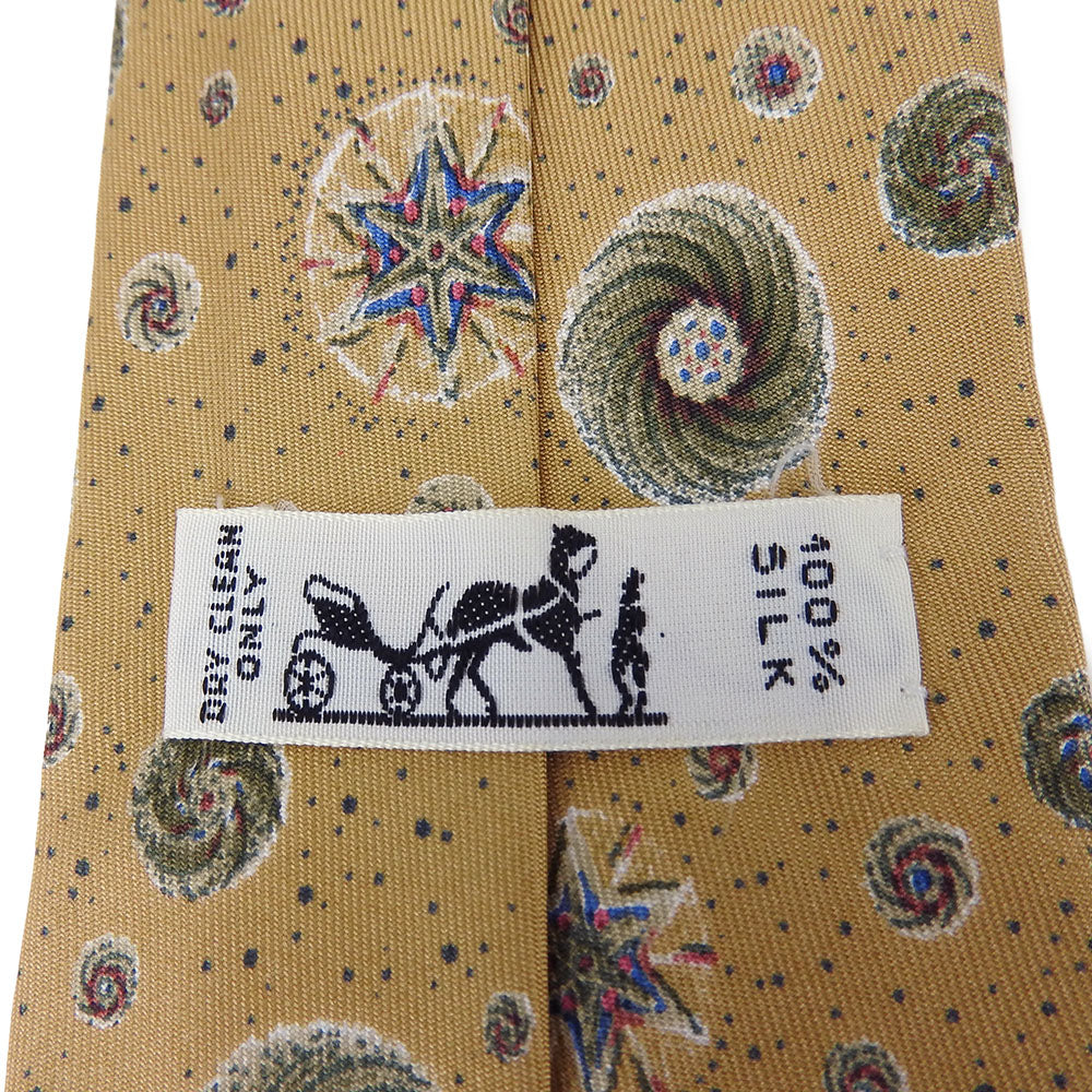 Hermes Silk Tie Beige