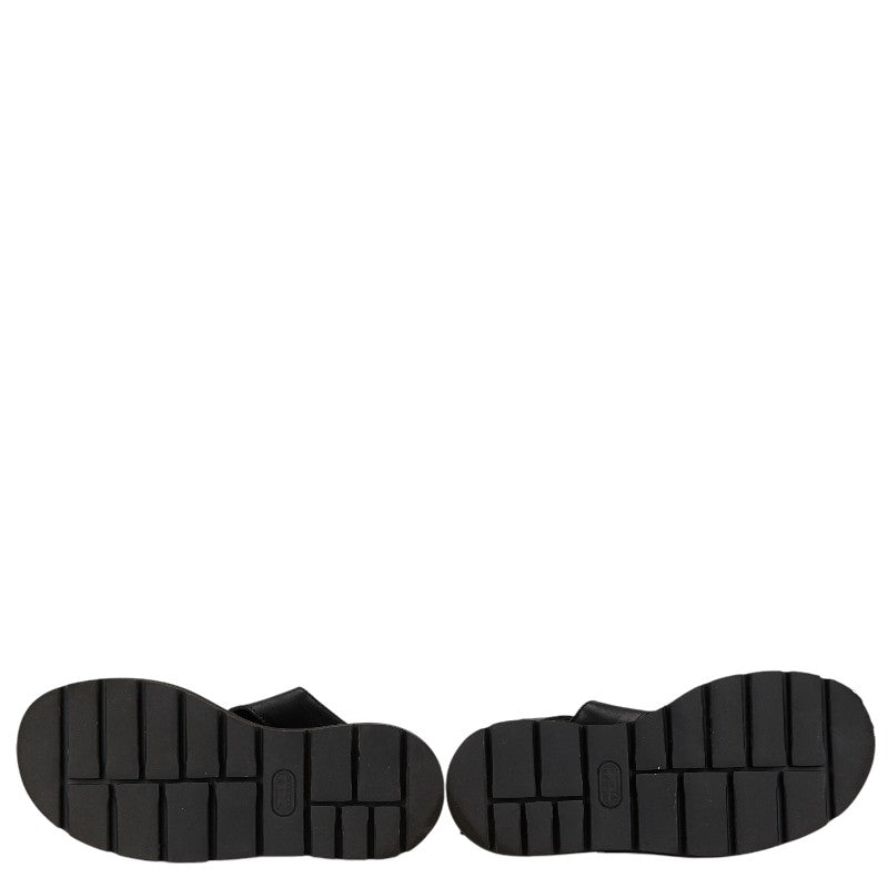 Maison Margiela Leather Platform Sandals Black