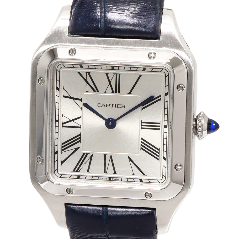 Cartier Santos Dumont LM WSSA0022 Stainless Steel Quartz in Great Condition