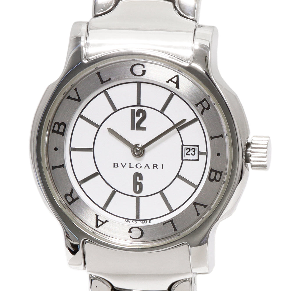 Bvlgari Solo Tempo ST29S Stainless Steel Quartz Ladies in Great Condition