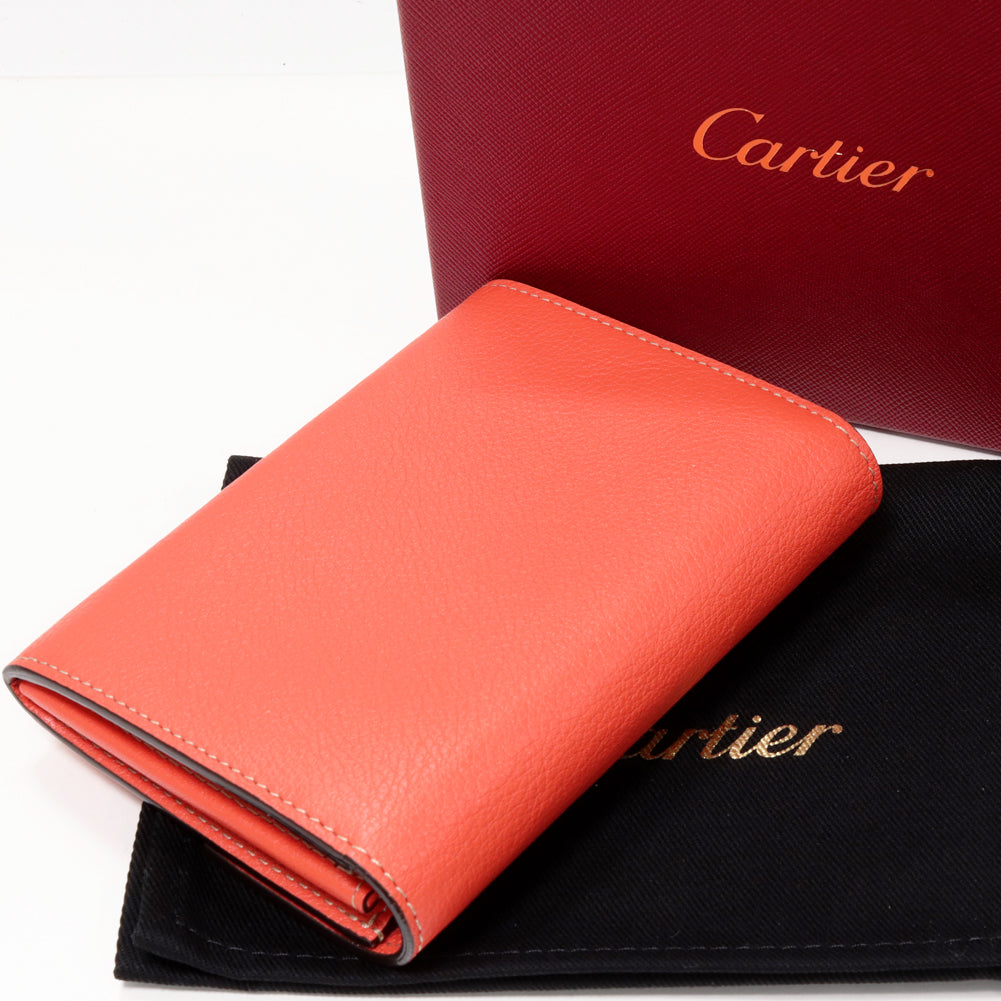 Cartier C de Cartier Bifold Wallet with Coin Pocket L3001527 in Pristine Condition