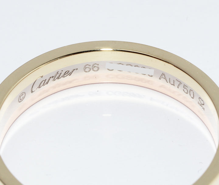 Cartier K18YG K18WG K18PG Louis Cartier Vendome Ring B40521 in Great Condition