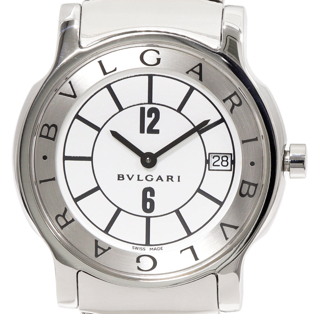 Bvlgari Solo Tempo Quartz Stainless Steel ST35S in Great Condition