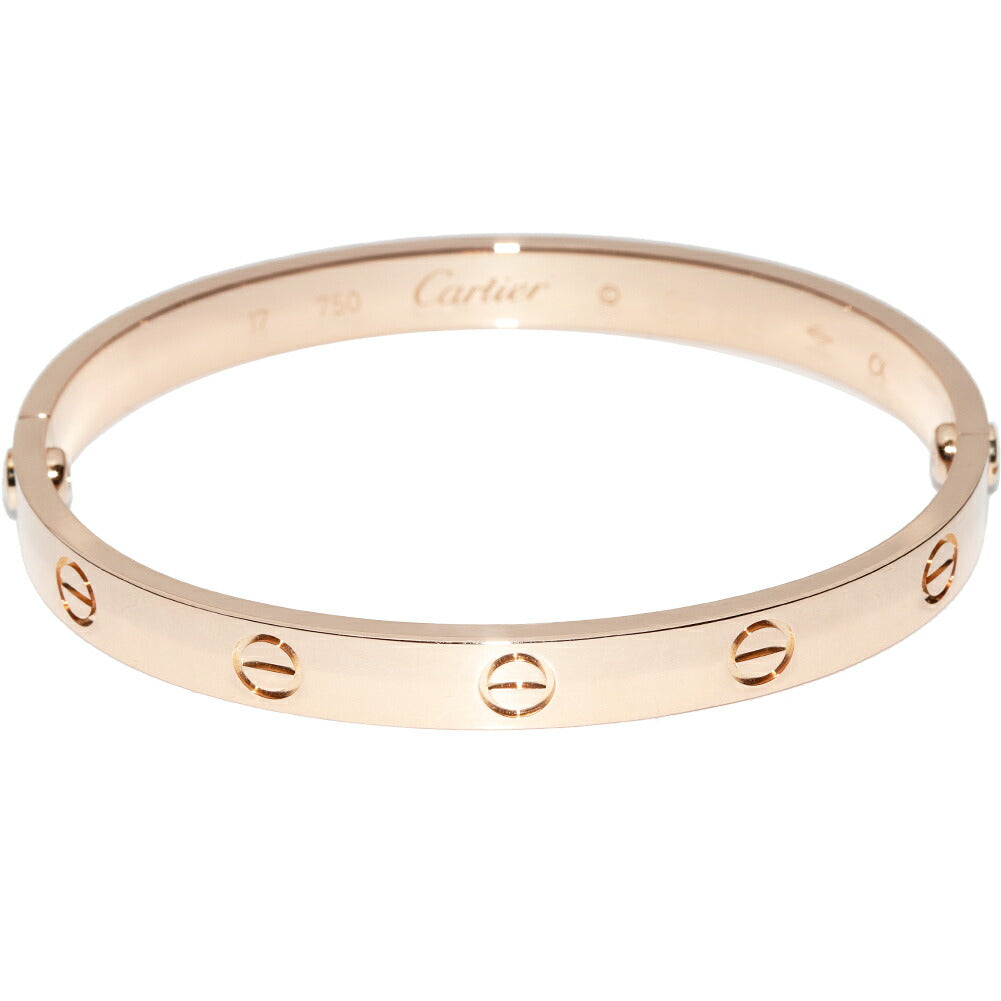 Cartier Love Bracelet Bangle K18PG #17