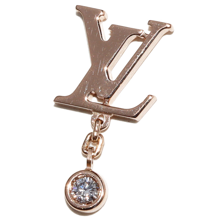 Louis Vuitton K18PG Diamond Idylle Blossom LV Earring Q96549