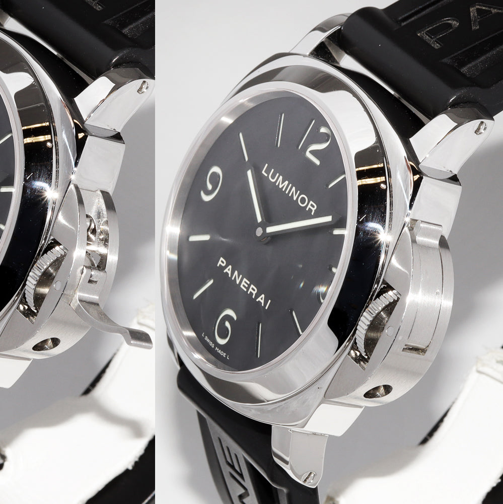 Panerai Luminor Base PAM00112 Stainless Steel Manual Watch in Great Condition